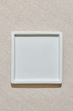 Flat Porselen K.Servis Tabağı Beyaz