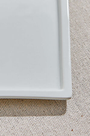 Flat Porselen K.Servis Tabağı Beyaz