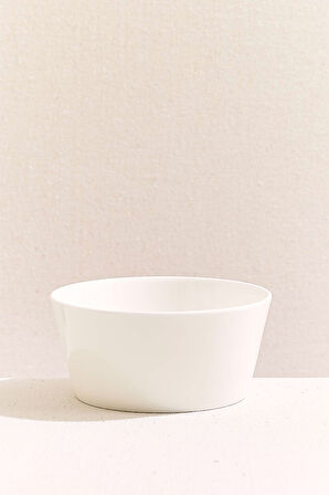 Blank 2 Porselen Salata Kase Beyaz