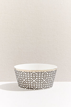 Kahve Link Porselen Salata Kase Krem Kahve