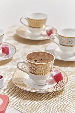 Klasik Kahve Fincanı 4'lü Set