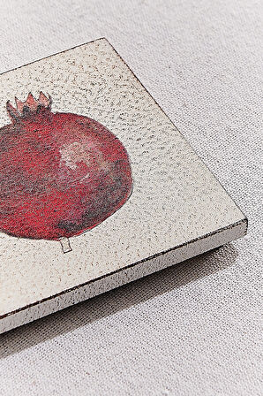 Nar Bardak Altlığı 4'lü Set