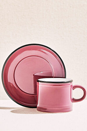 Electrum Seramik Espresso Fincanı Mor