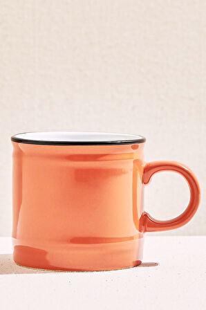 Electrum   Seramik Kupa Turuncu / Bej