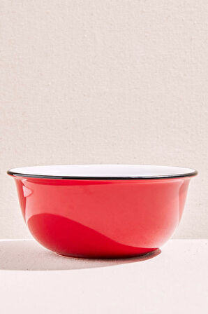 Electrum Seramik Salata Kasesi L Kırmızı