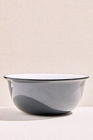 Electrum Seramik Salata Kasesi L Gri