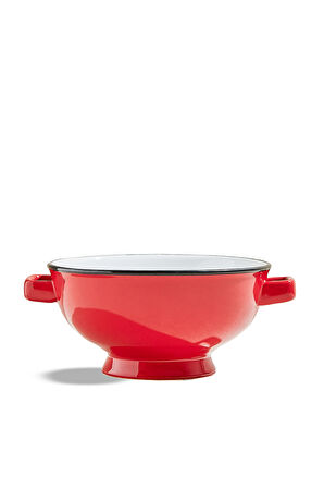 Electrum Seramik Yuvarlak Servis Kasesi 15x7 cm Kırmızı