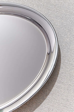 Metal Oval Tepsi 26 cm