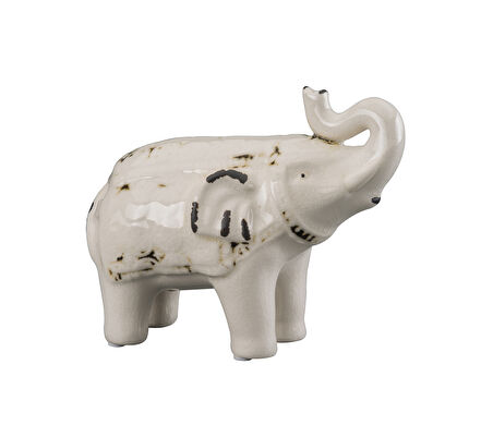 Taj Stoneware Dekoratif Obje Krem