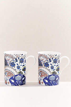 İznik Tabaklar 2'li Kupa Seti