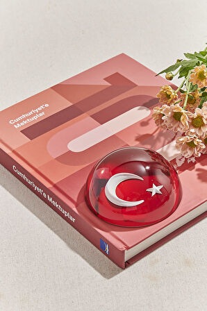 Ayyıldız Kağıt Ağırlığı Kırmızı