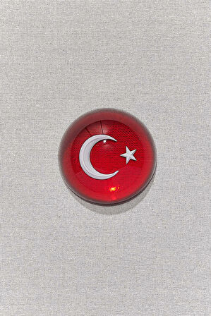 Ayyıldız Kağıt Ağırlığı Kırmızı