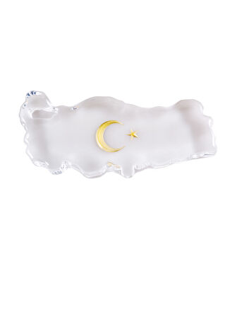 Türkiye Haritası Ayyıldız Kağıt Ağırlık