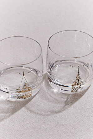 Kuleler Viski Bardağı Seti