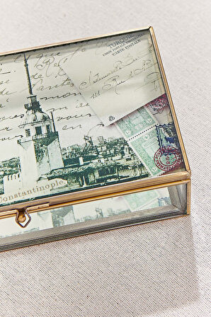 İstanbul Postcard Dekoratif Kutu 20x11 cm