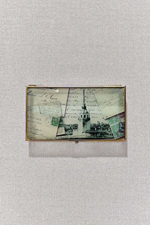 İstanbul Postcard Dekoratif Kutu 20x11 cm