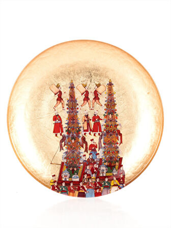 Nahil Sahnesi Tabak 21 cm