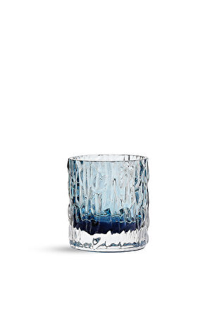 Kabuk Tealight Mumluk 7 cm Mavi