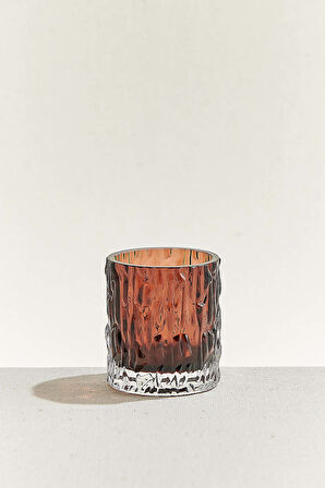 Kabuk Tealight Mumluk 7 cm Kahverengi
