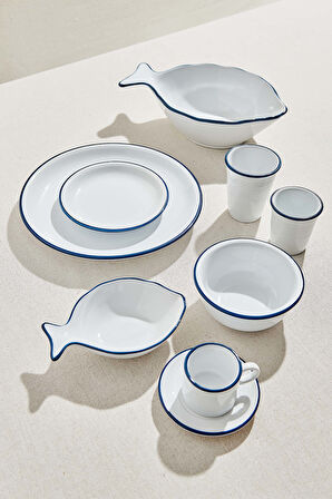 Electrum Seramik Mini Tabak Beyaz