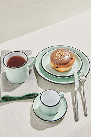 Electrum Seramik Mini Tabak Su Yeşili