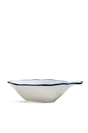 Electrum Seramik Kase Balık S Beyaz