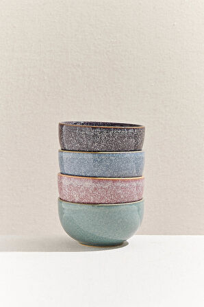 Colorful Seramik Kase Seti 4’lü