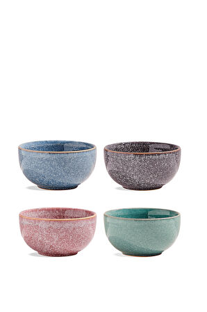 Colorful Seramik Kase Seti 4’lü