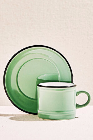 Olive Electrum Seramik Espresso Fincanı