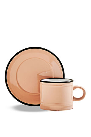 Electrum Seramik Espresso Fincanı Somon