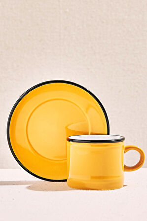Electrum Seramik Espresso Fincanı Sarı