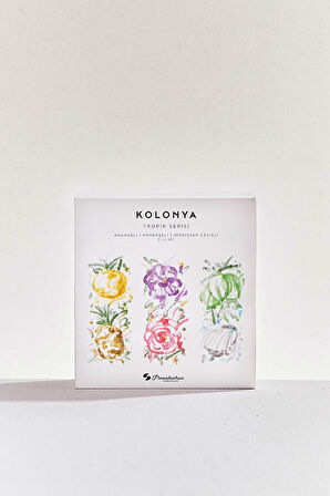Kolonya Tropic Serisi 3'lü Set