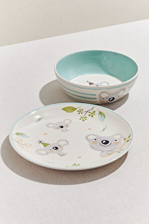 Koala Seramik Pasta Tabağı