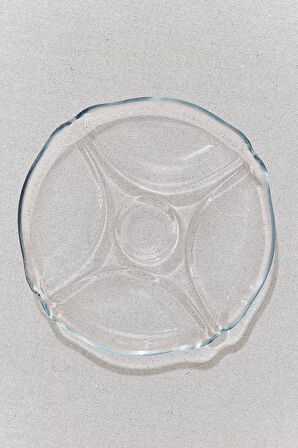 Bölmeli Servis Tabağı 25 Cm