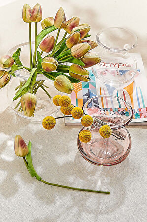 Rose İnce Belli Vazo 11.5 cm