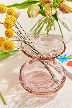 Rose İnce Belli Vazo 11.5 cm