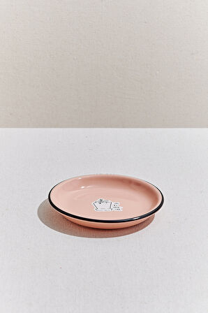 Hisli Şeyler Saksı Tabak Açık Pembe