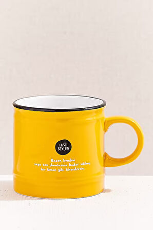 Hisli Şeyler Limon Kupa Sarı