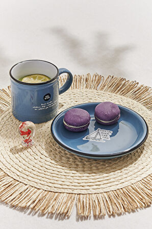 Hisli Şeyler Yelkenli Kupa Mavi