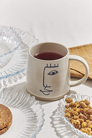 Lady Seramik Kupa Bej