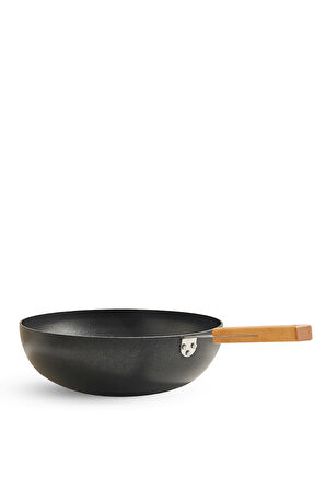 Wok Tava 28 cm Siyah