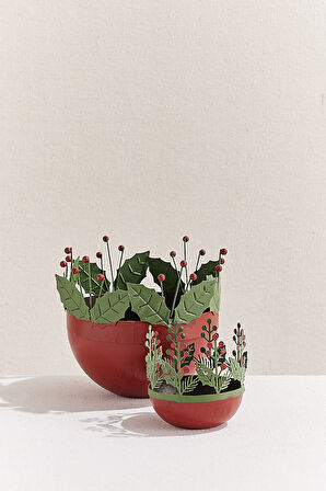 Berry Dekoratif Kase M Kırmızı