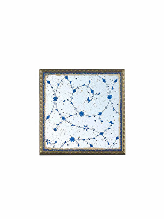 Haliç İşi Desen Ayna 22x22 Cm