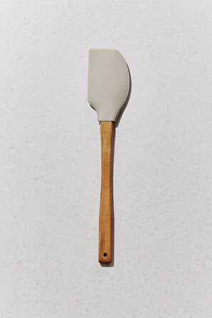 Silikon Spatula Küçük Gri