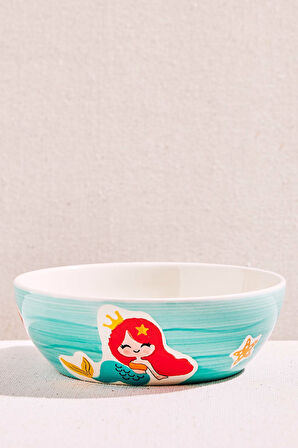 Deniz Kızı Seramik Kase