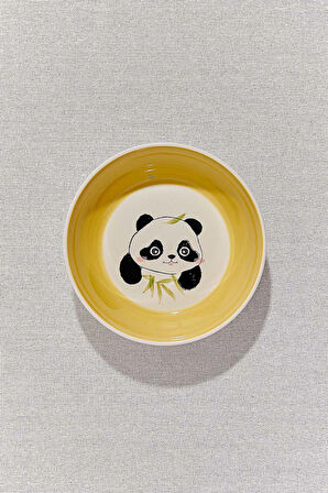 Tropik Panda Seramik Kase