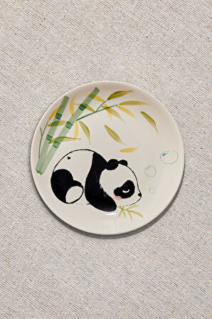 Tropik Panda Seramik Pasta Tabağı