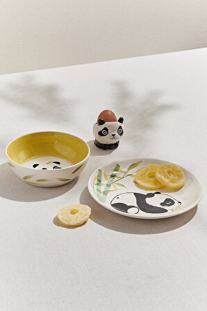 Tropik Panda Seramik Pasta Tabağı
