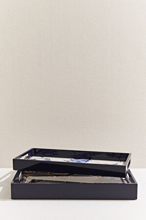 Kintsugi Tepsi Kobalt 35x18x3.5 Cm