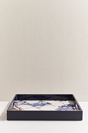 Kintsugi Tepsi Kobalt 35x35 Cm